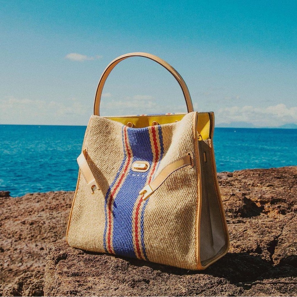 Like new Tory Burch LEE RADZIWILL DOUBLE BAG $1,195